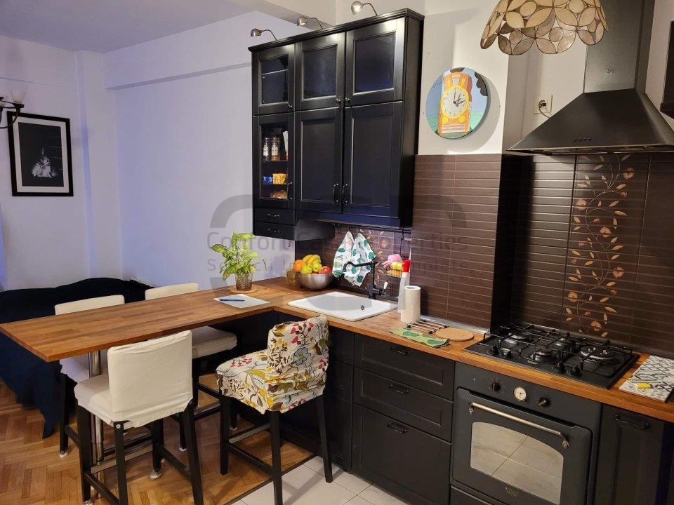 Calea Victoriei-Stirbei Voda-Cismigiu-Apartament 2 camere cu balcon, mobilat